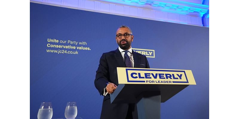 James Cleverly favourite Tory leadership candidate among British public, new poll shows