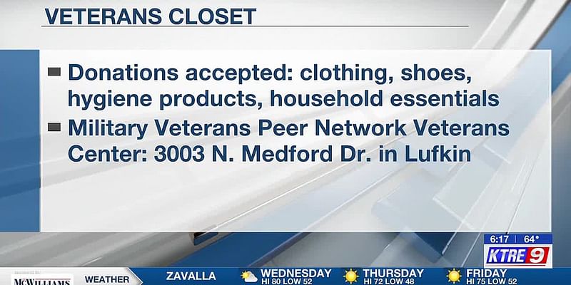 East Texas organization gives veterans experiencing homelessness essential supplies