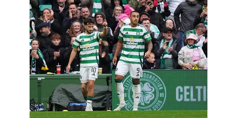 Celtic’s Irish striker Adam Idah scores brace in comeback quarter-final victory over impressive Falkirk