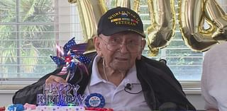 'And many more': World War II veteran from San Antonio celebrates his 104th birthday