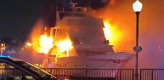 Decision to take fireworks onto $1million California luxury yacht ends in fiery horror