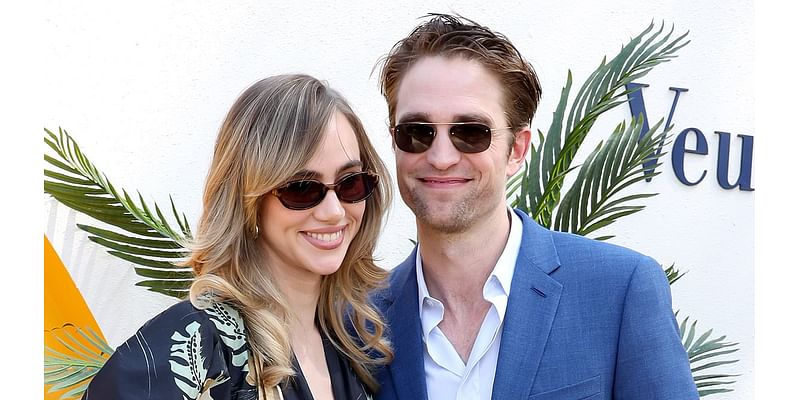 Suki Waterhouse and Robert Pattinson put on a loved-up display as they attend the Veuve Clicquot Polo Classic in LA just months after welcoming baby daughter