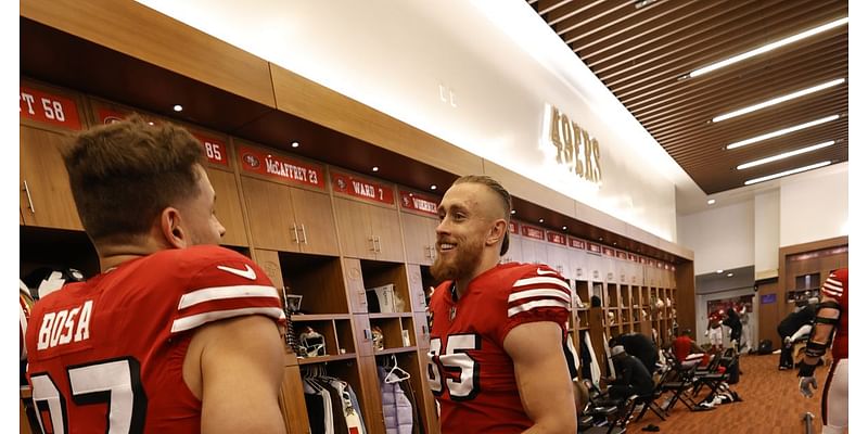 Kyle Shanahan is optimistic about George Kittle and Nick Bosa’s injury status for Sunday