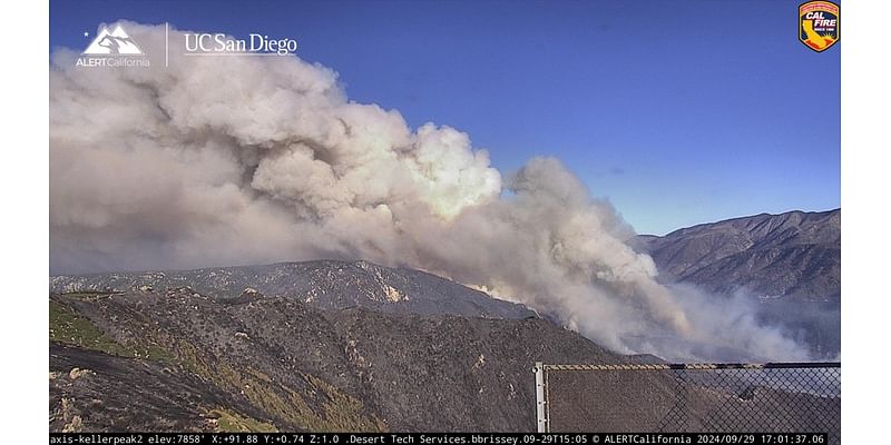 Line Fire flares up, prompts new evacuation order in San Bernardino County