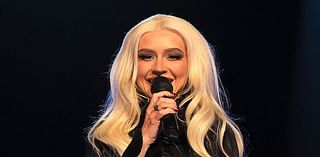 Christina Aguilera wears thigh-high leather boots as she performs iconic hit Fighter at Kamala Harris rally in Las Vegas