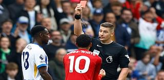 Brighton 2-2 Nottingham Forest: Morgan Gibbs-White sent off during entertaining draw as both teams maintain their unbeaten starts