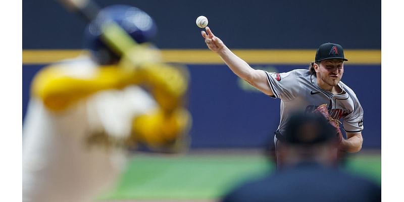 Pfaadt strikes out career-high 12 batters in Diamondbacks’ 5-1 victory over Brewers