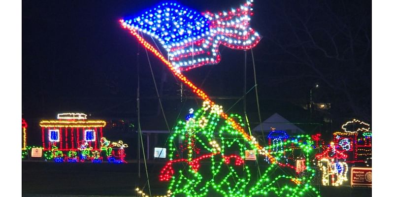 Local Christmas display features Iwo Jima