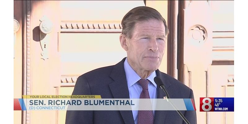 Blumenthal lays out legislative priorities ahead of Trump’s next term