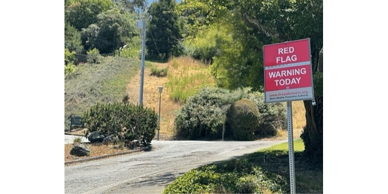 Marin County Fire Crews Prepare For Red Flag Warning