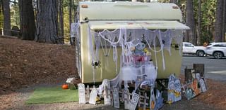 Glampers at a charming campground go all out(side) for Halloween