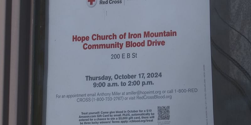 Hope Church to hold blood drive for hurricane victims