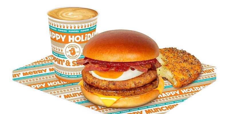 Popeyes launches its first-ever Christmas menu with take on British festive classics