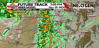 Weather Blog: Heavy rain with isolated severe storms possible tonight and Monday