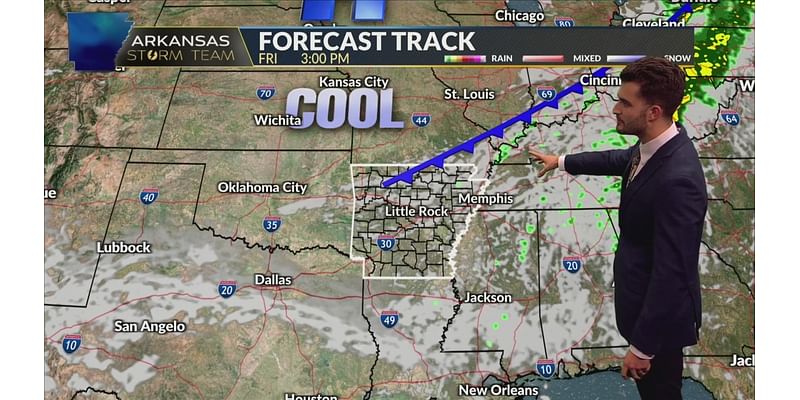 Arkansas Storm Team Forecast: A cold front arrives Friday