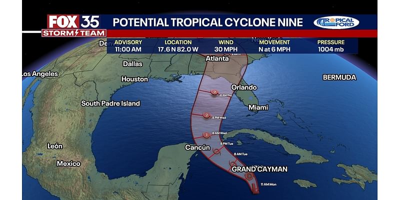 Potential Tropical Cyclone 9 live updates: Florida in path of future Hurricane Helene, latest track shows