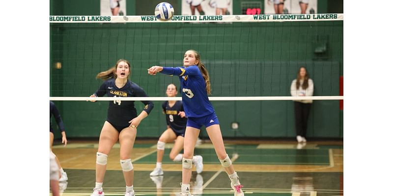 Photo gallery from No. 4 Marian vs. No. 5 Clarkston D1 volleyball regional semifinal