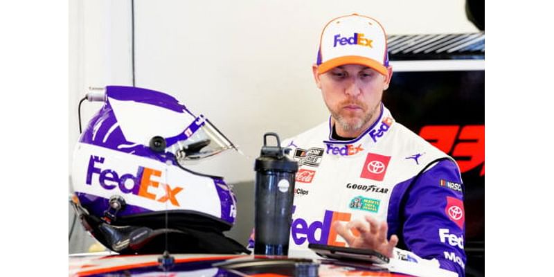 Denny Hamlin Channeling Inner “Wolf of Wall Street” Has NASCAR Fans Scratching Their Head On Social Media