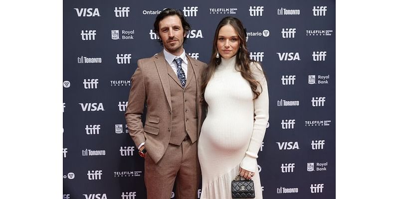 Fair City actor Eoin Macken attends Toronto International Film Festival with pregnant girlfriend Emanuela Postacchini