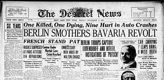 Deseret News archives: World first learns of Adolf Hitler from 1923 ‘Beer-Hall Putsch’