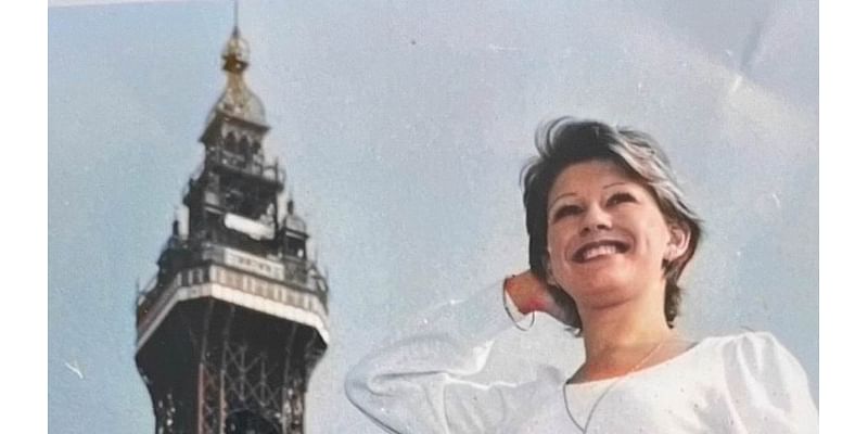 Grandmother, 67, recreates photo she took in front of Blackpool Tower as a teenager - before heading off to dance cabaret in Paris