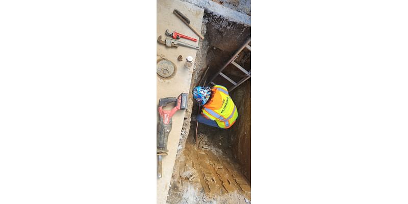 Removing lead pipes from a West Chester home