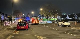 Man rescued after bungalow roof fire