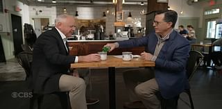 Tim Walz drinks Diet Mountain Dew and watches YouTube with Stephen Colbert on US election-eve appearance