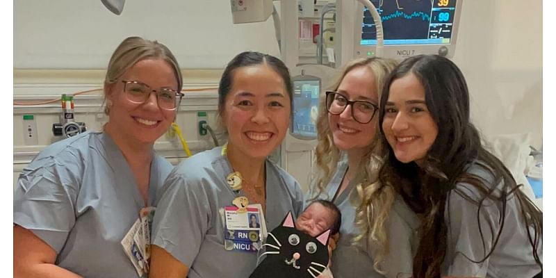 Couple ties the knot years after they and their mothers were NICU roommates