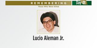 168 Days of Remembrance: Lucio Aleman Jr.