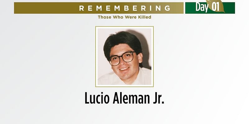 168 Days of Remembrance: Lucio Aleman Jr.