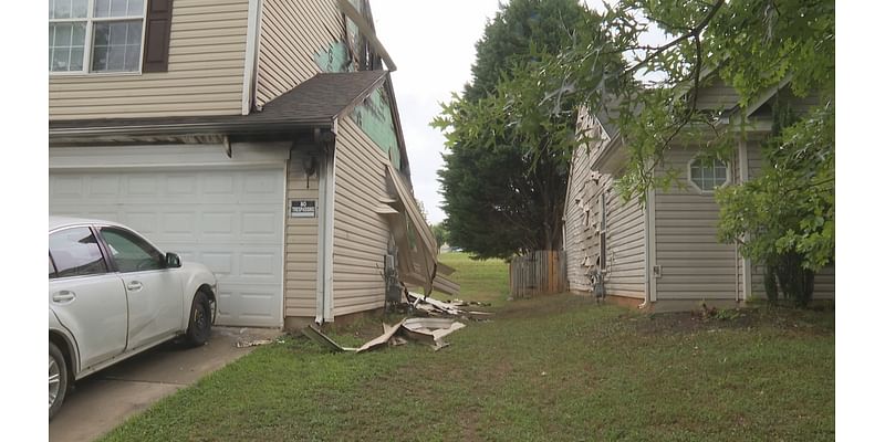 Winston-Salem family home up in flames following improper disposal of fireworks