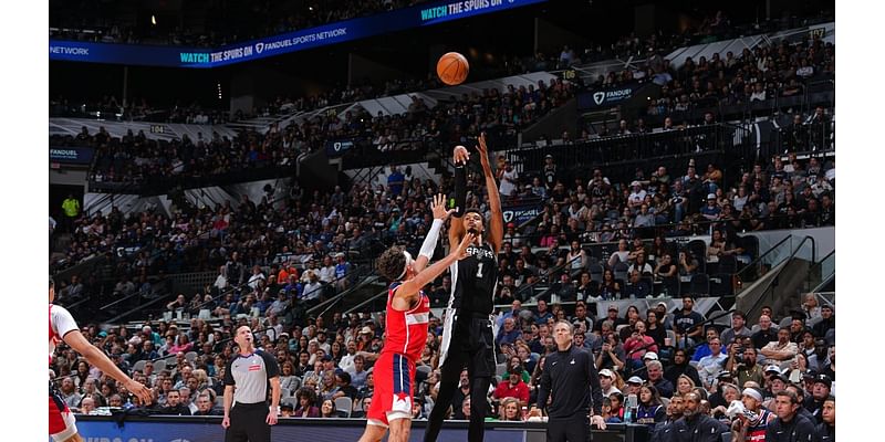 Spurs' Victor Wembanyama youngest ever NBA center to record 50-point game