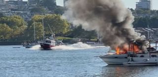 Safety concerns after boat fire in Vancouver’s False Creek