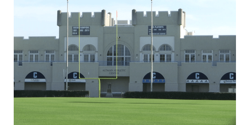 Hurricane Helene causes football game delay between the Citadel and ETSU