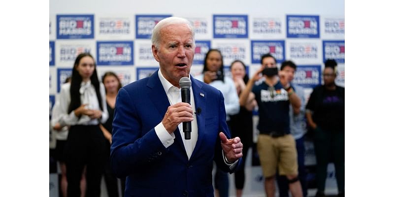 Biden continues campaign push while Democrats hold ‘crisis talks’ - live