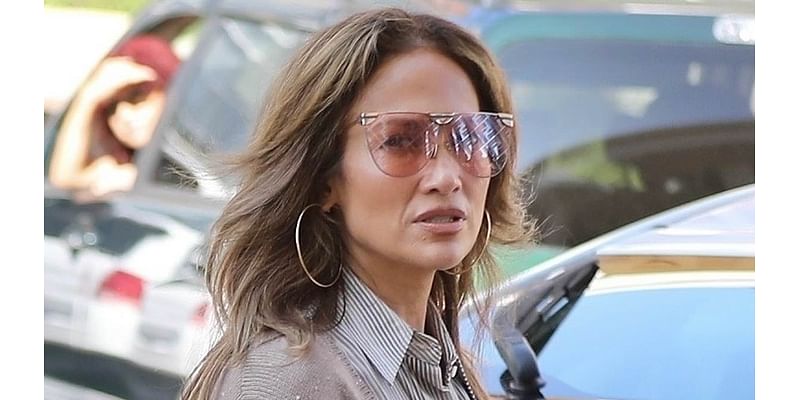 Jennifer Lopez nails casual chic in faded jeans for LA meeting - days after reuniting with Ben Affleck