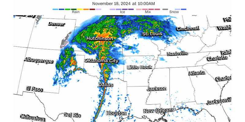 Storms to bring rain, mountain snow and colder air across parts of the US