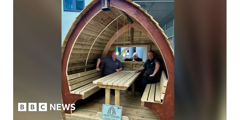 Work under way on reflection garden at Peterborough hospital