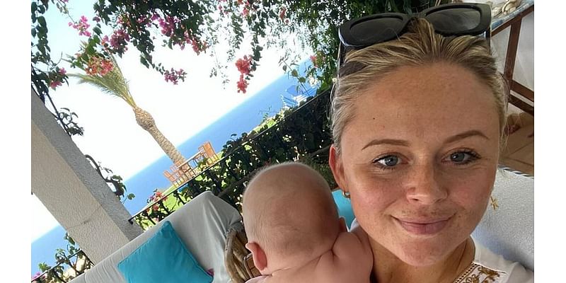 Emily Atack shares very sexy selfie in a black leotard - as she makes first major TV comeback since giving birth to her son Barney