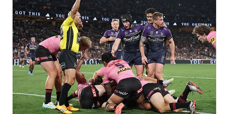 Fans lash out as Storm robbed of clear try by video referee shocker as they claim the bunker official 'needs to go to Specsavers'