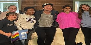 Jonathan Groff, Wanda Sykes meet with Lehigh University students at Bethlehem polls