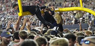 Vanderbilt and Arkansas fined for fans storming the field after upset wins