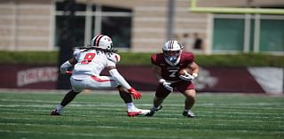 Lafayette football eceiver Carson Persing is a former Danville star