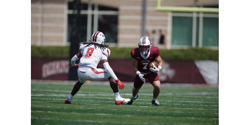 Lafayette football eceiver Carson Persing is a former Danville star