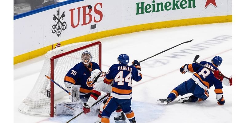 Jack Hughes scores second goal of night in OT as Devils rally to beat Islanders 4-3