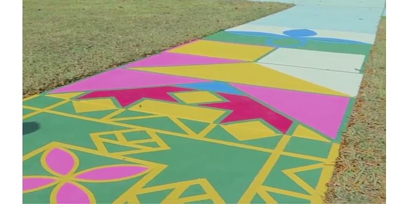 Greensboro student artist’s work featured in local park