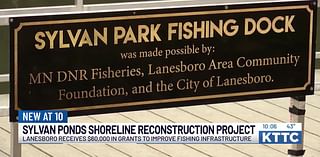 Grant money funds Sylvan Ponds shoreline reconstruction project in Lanesboro