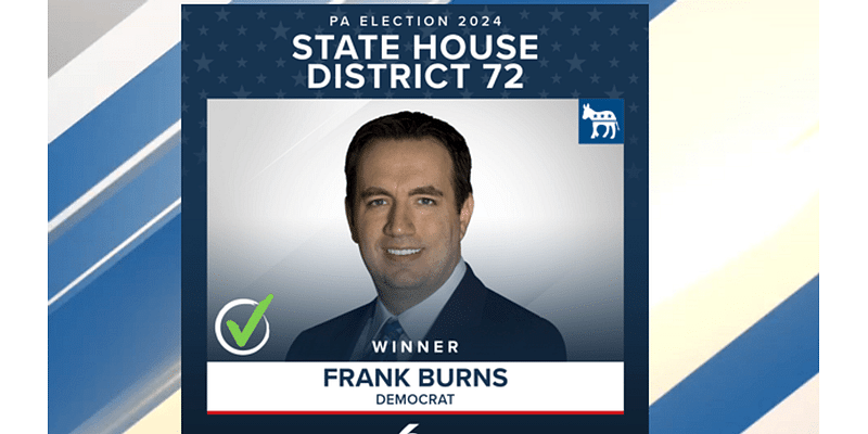 Incumbent Frank Burns wins re-election in State House District 72 race