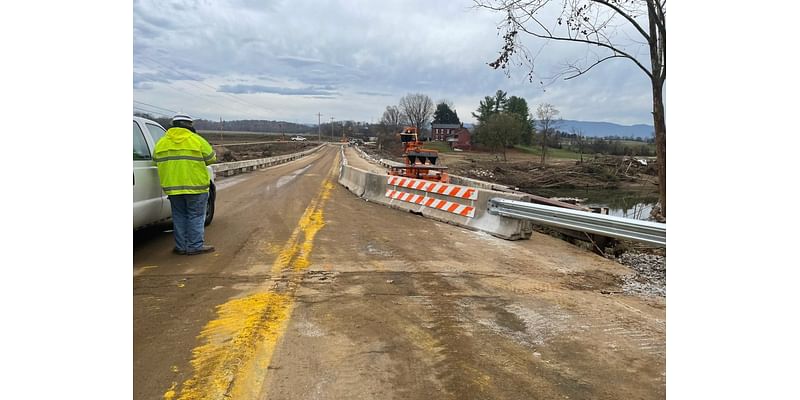 Chuckey Pike bridge partially reopens after Helene